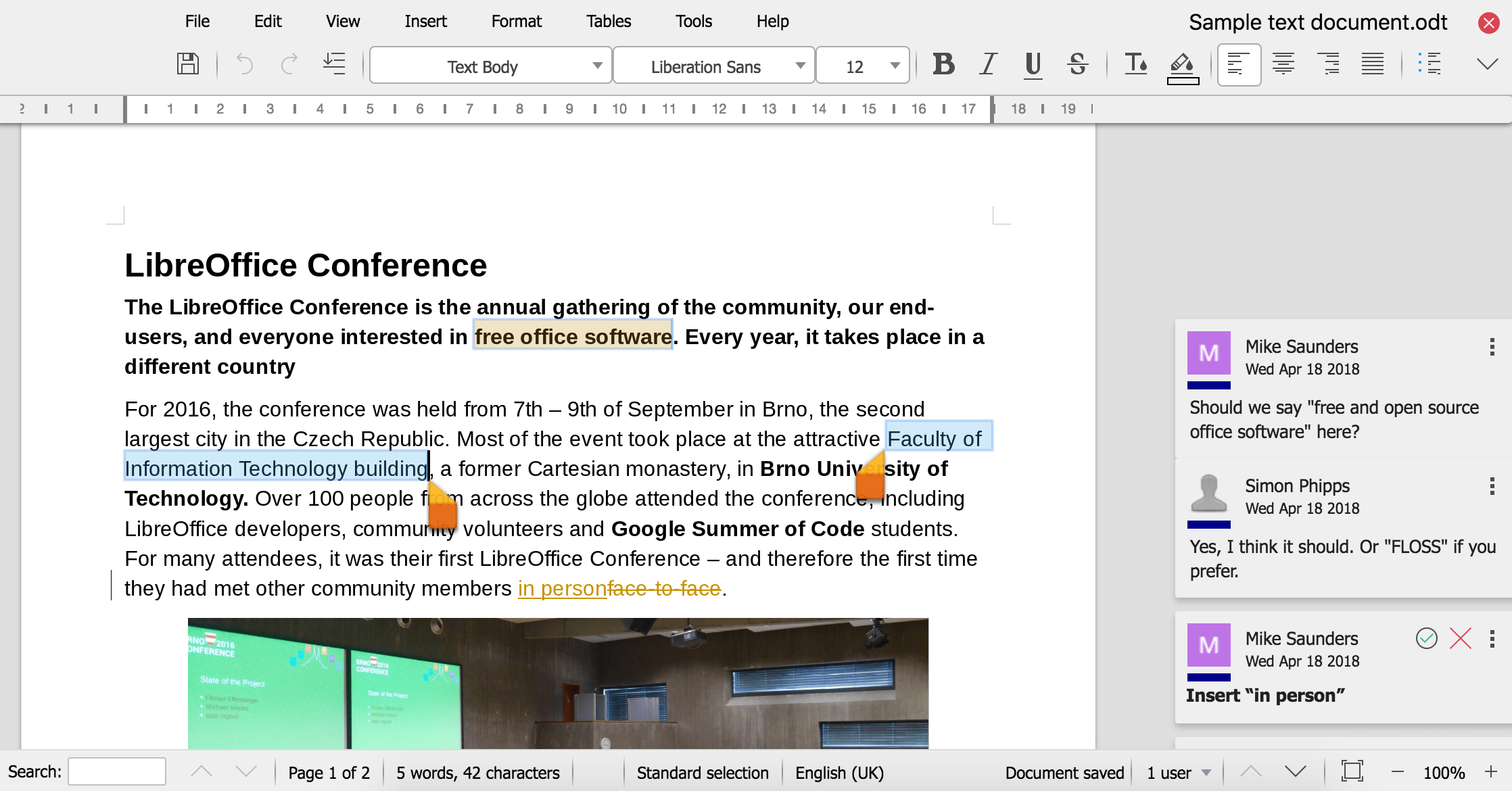 Ciplun o LibreOffice Online Writer